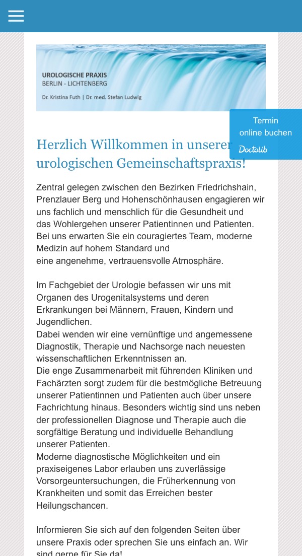 Ihre bisherige Website auf dem Smartphone